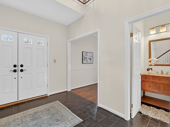 Front Foyer with Powder Room