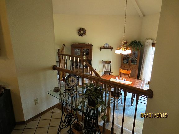 View from entry to Dining Rm