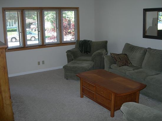 Living Room with Bow Window