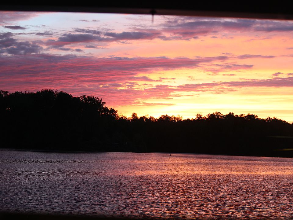 sunset from Living Room