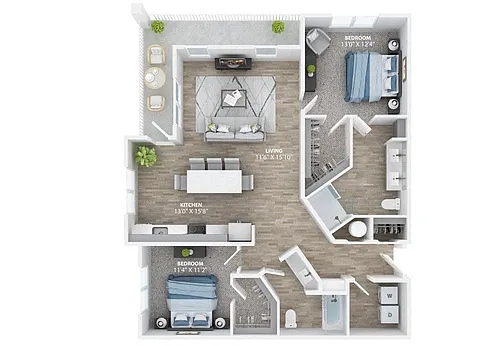 Floor plan Euphoria B6