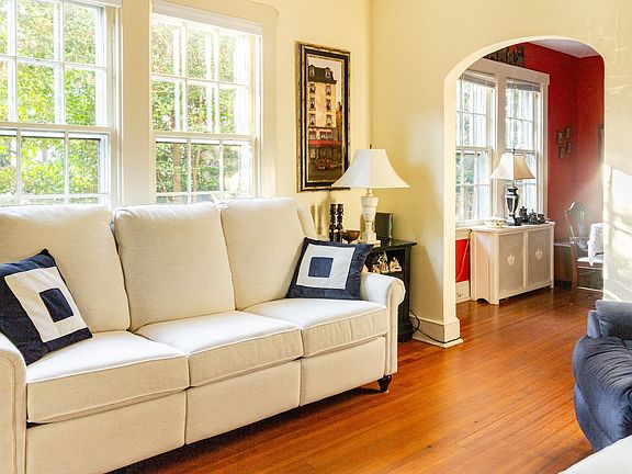 Reclining couches in living room + lazy boy recliner. Five recliners in all!