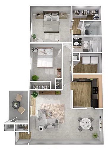 Floor plan Oaks