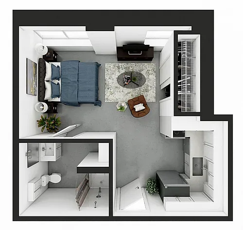 Floor plan Studio - Design 3