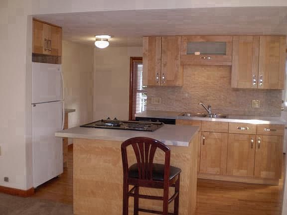 New stainless fridge not shown in picture