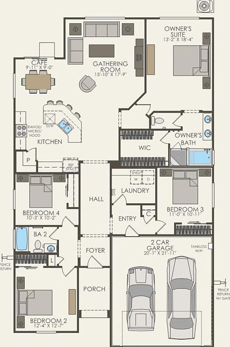 First Floor 4 br 2 ba