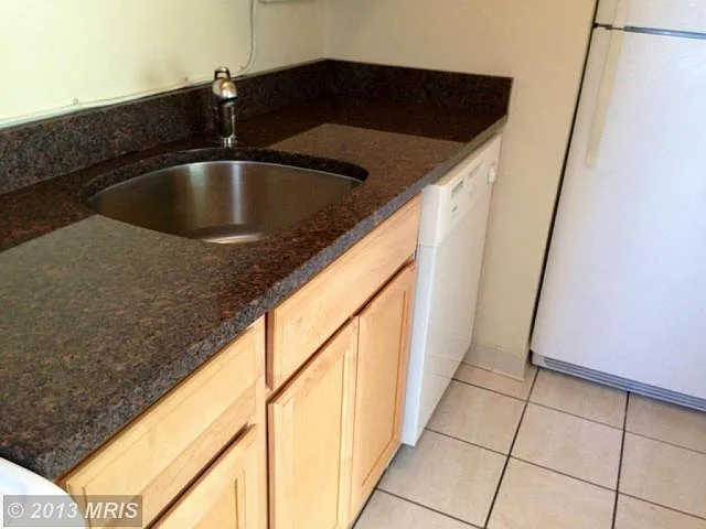 Granite countertop, Dishwasher and a huge Refrigerator