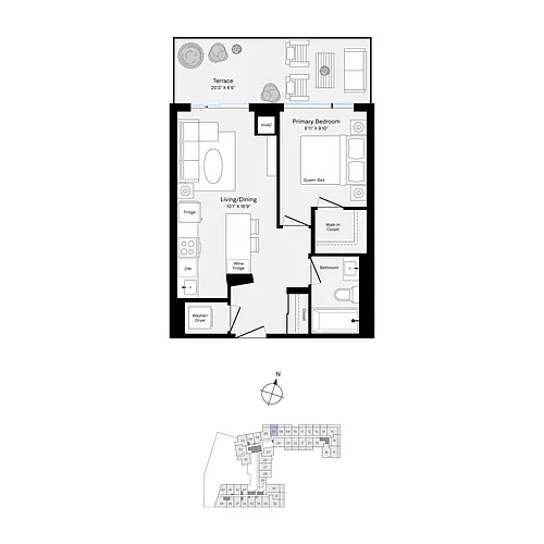 Floor plan W407