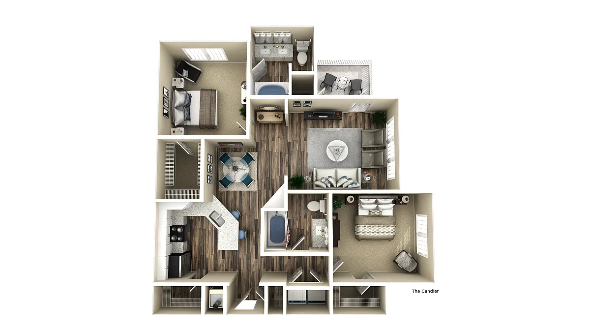 Floor plan The Candler