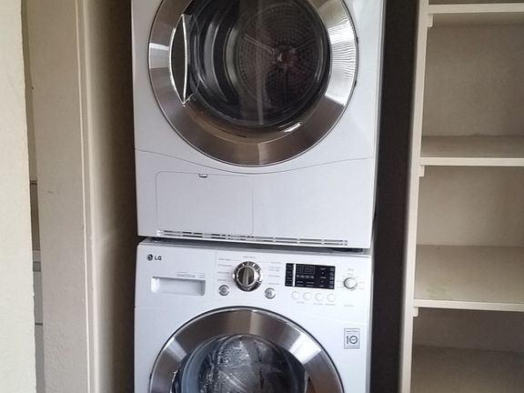New stacked washer/dryer