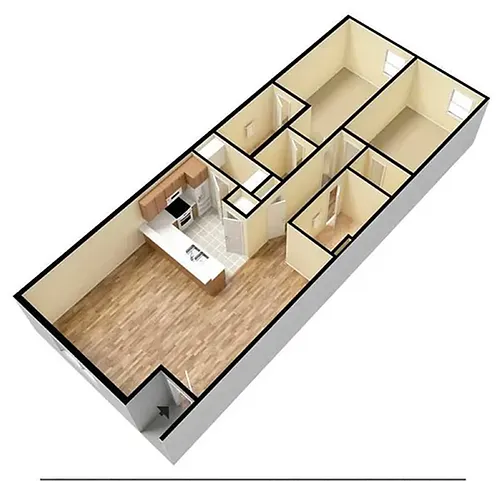 Floor plan 2X2