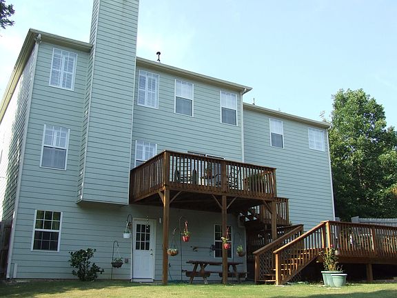 Rear View - 2 Tier Deck