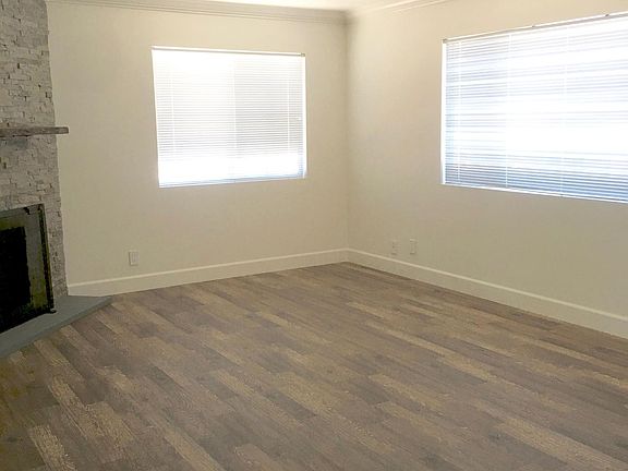 Large living room - (walls are a soft white - not beige)