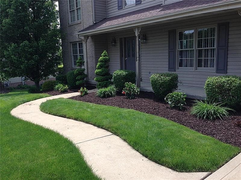 Front of Home in Summertime.