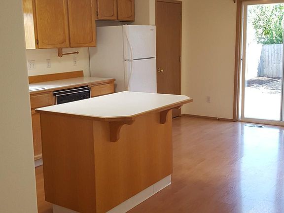 Kitchen from the living area.