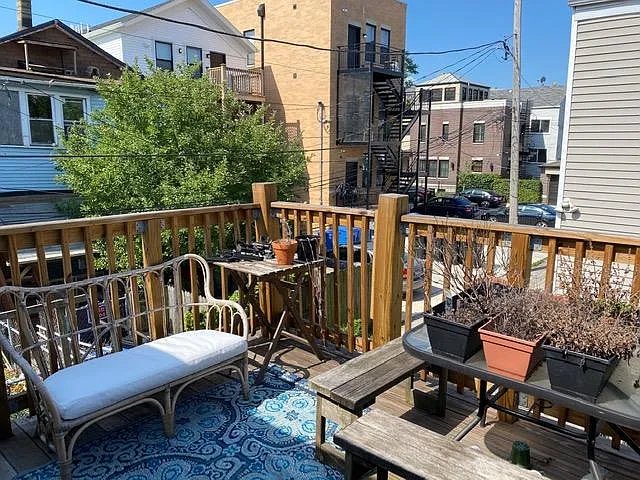 Large private deck