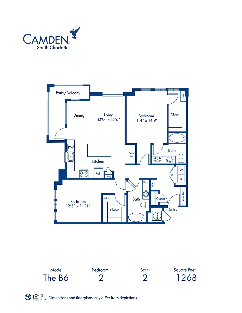 Floor plan B6