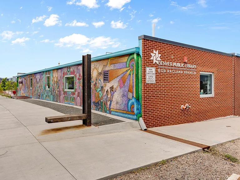 Public library next door