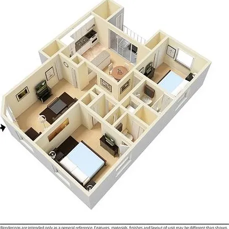 MillersCrossing 2BD 2Bath 1070sqft MillersCrossing 2BD 2Bath 1070sqft