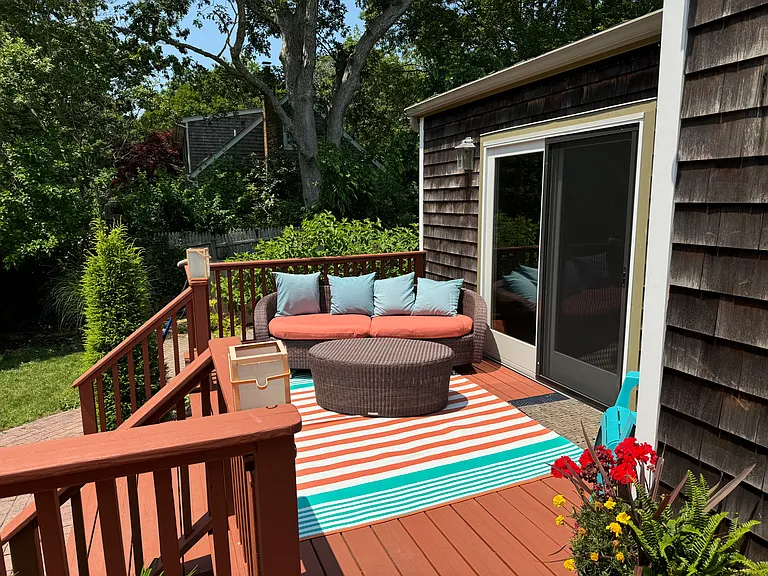 1st deck off of family/dining area