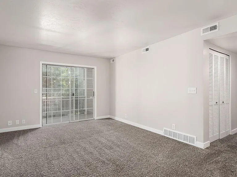 Living room with balcony.