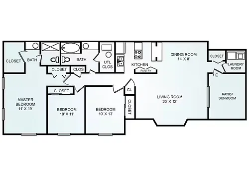 Floor plan C3R