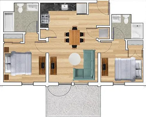Block C Apartments — Photo 33