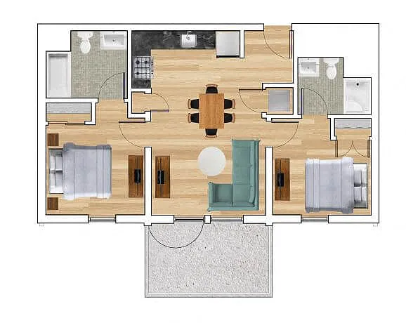 Floor plan B4