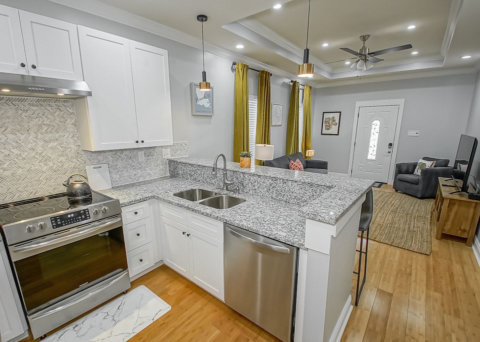 Modern kitchen with open concept