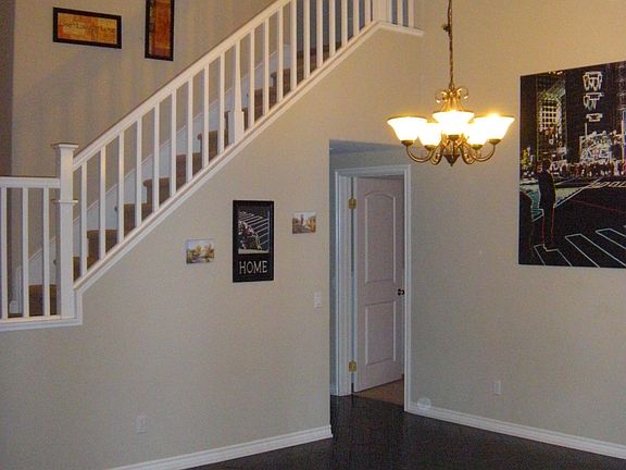 Beautiful entry with wood fl