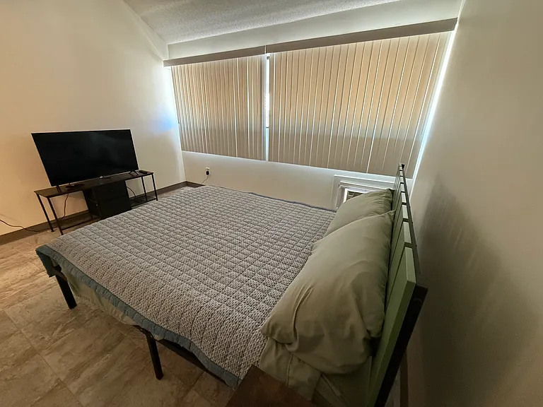 bedroom with tv