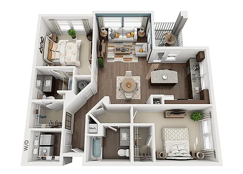 Floor plan Graham (B2)