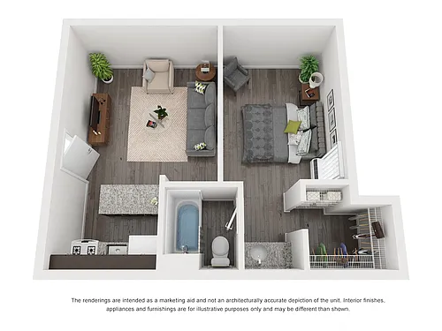 Floor plan Studio