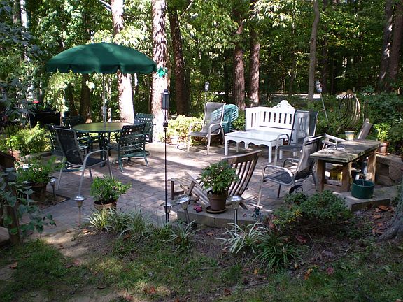 Patio is perfect for entertaining