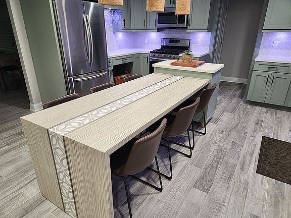 Large Waterfall Table Island