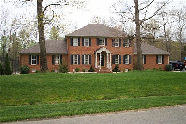 Front View - All Brick Colonial