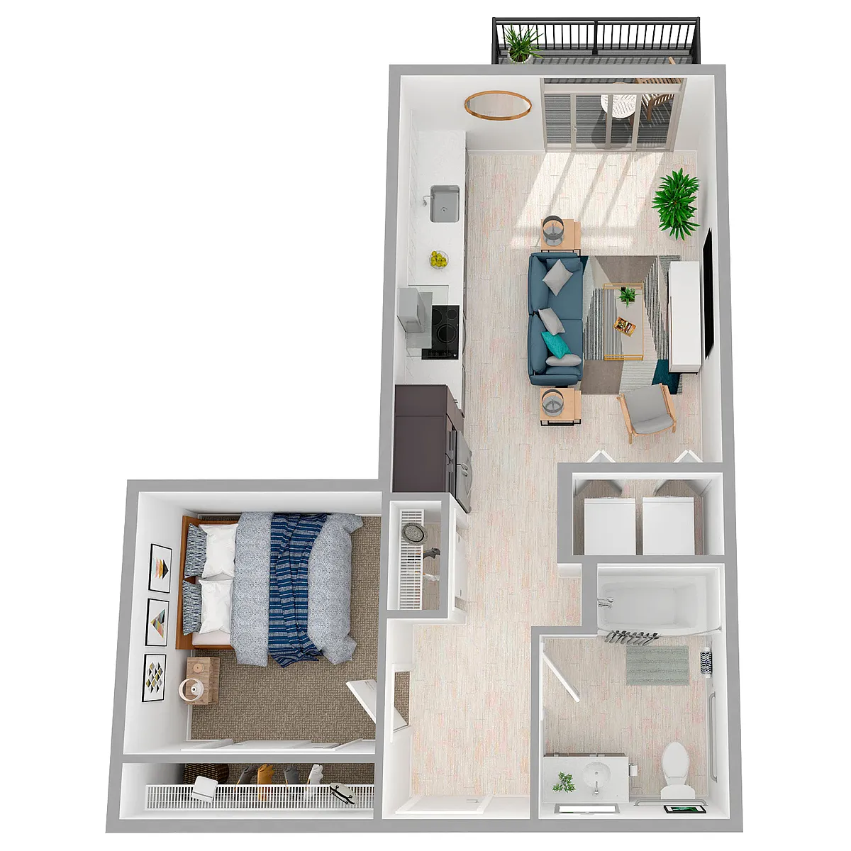 Floor plan Urban 1x1 - ARCH - a9.1