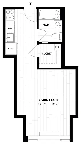 Floor plan Studio-S02
