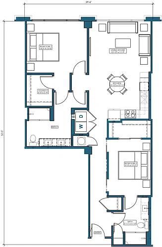 Floor plan B1