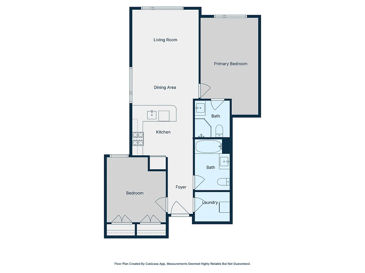Floor plan 2BR-2BA - 06 Line