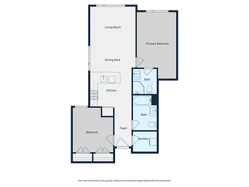 Floor plan 2BR-2BA - 06 Line