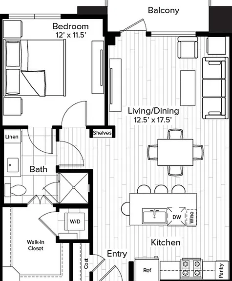 1 Bed 1 Bath 1 Bed 1 Bath