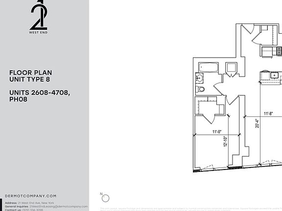 2nd image of 21 W End Ave APT 3805