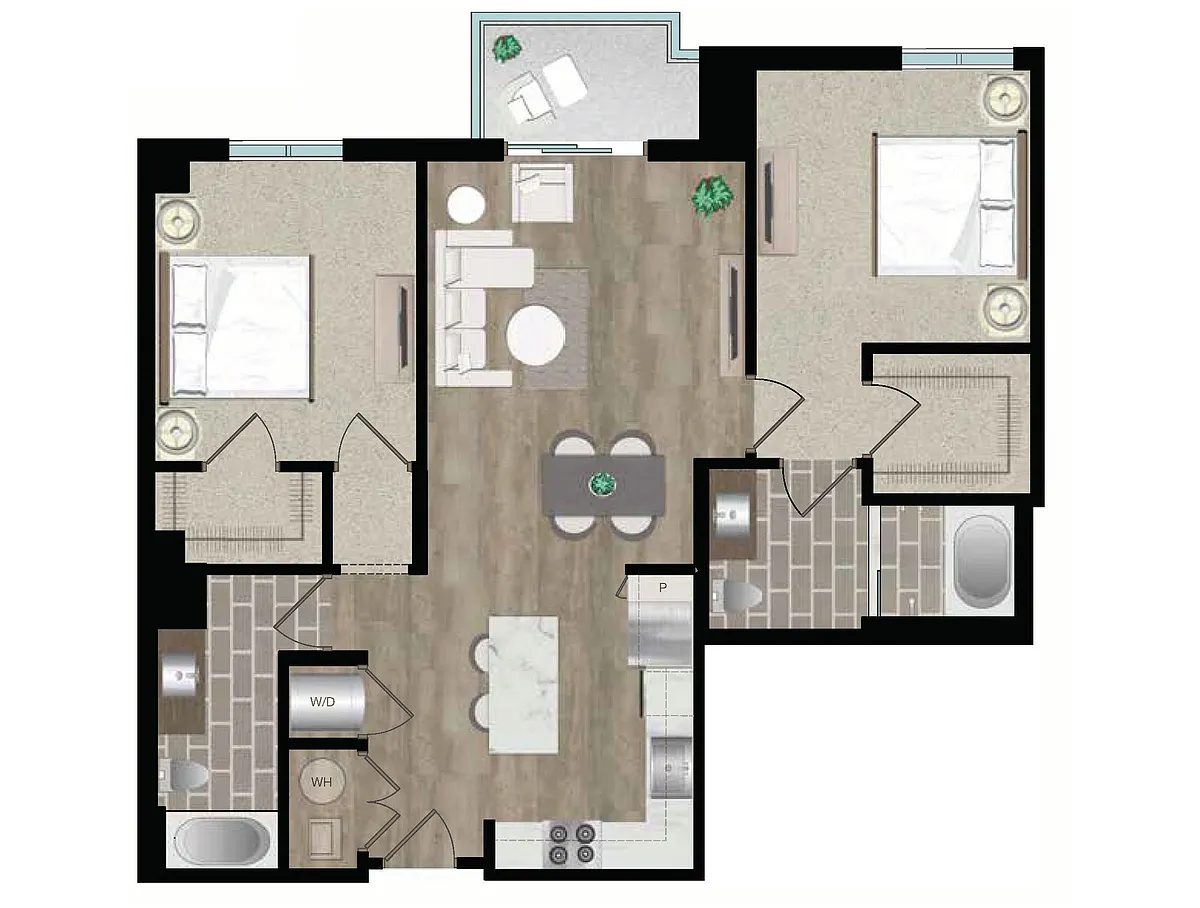 Floor plan B2