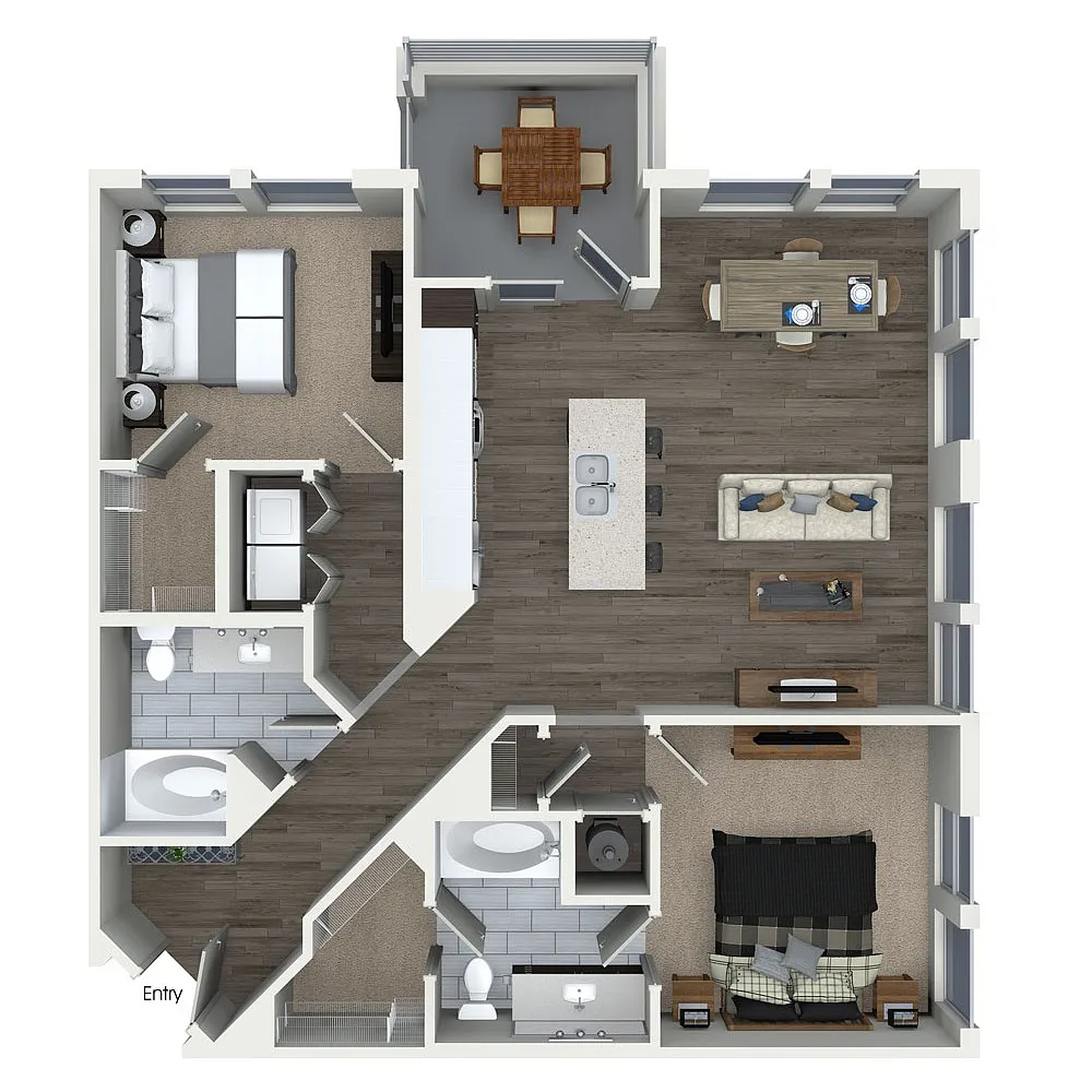 Floor plan B21