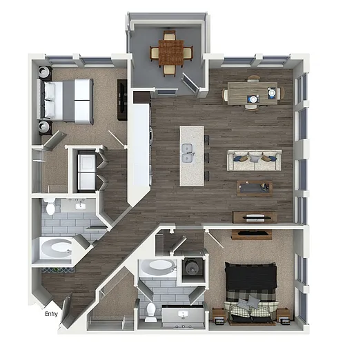 Floor plan B21