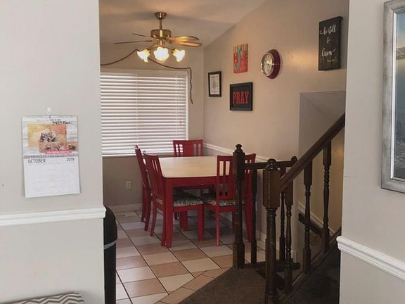Dining area right off Kitchen
