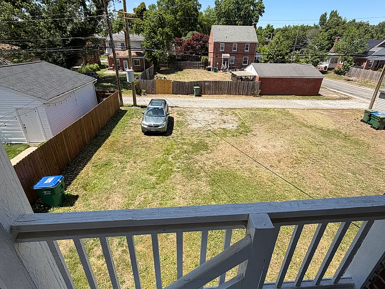 Off street parking and spacious backyard