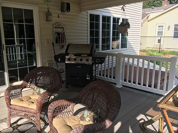 Deck, view of hot tub