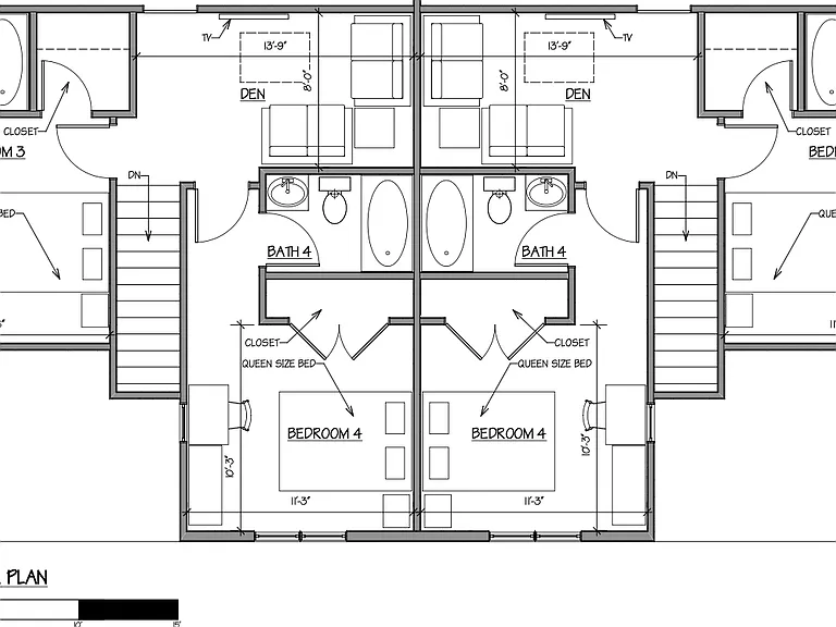 Second Floor Plan with study loft